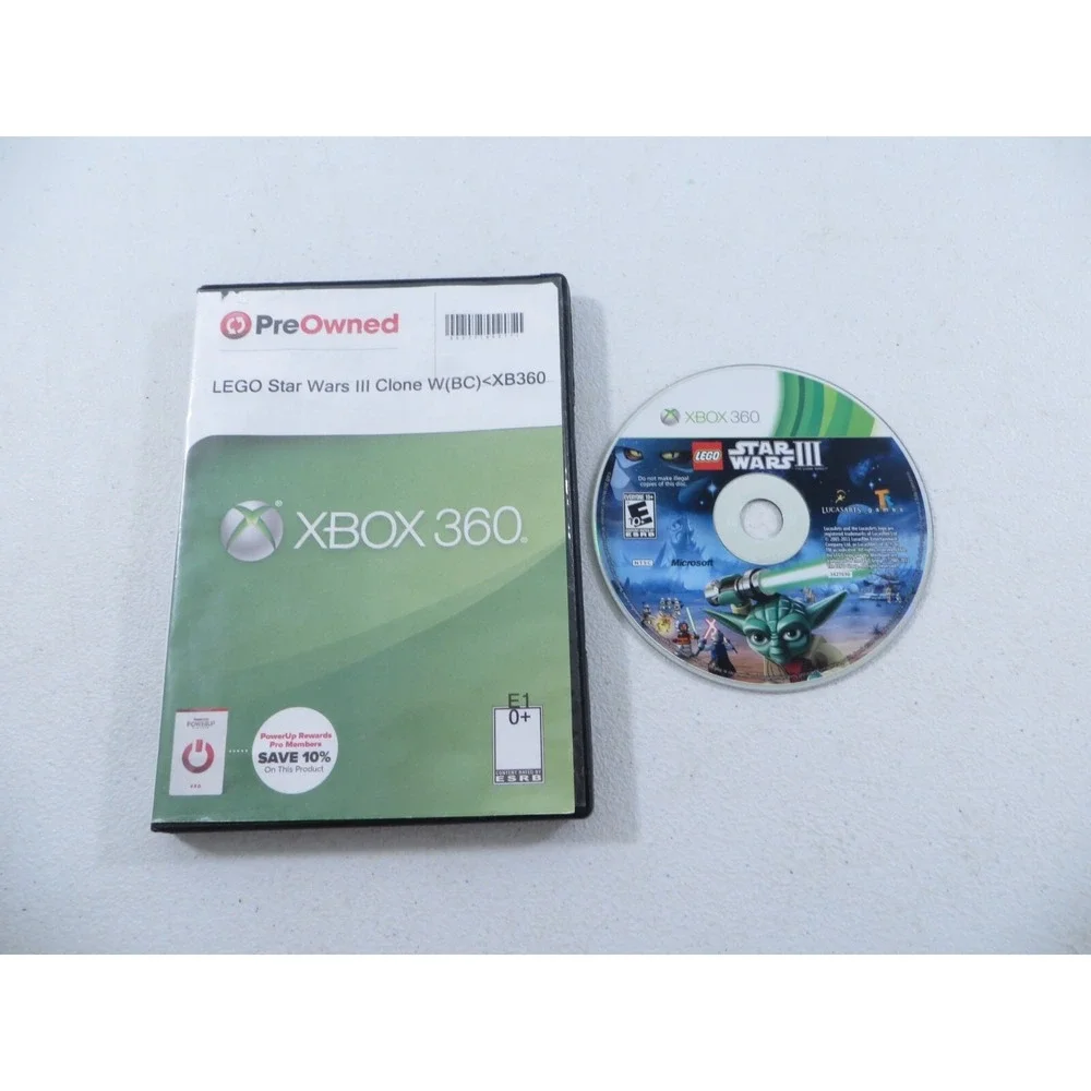 Lego Star‎ Wars III: The Clone Wars Microsoft Xbox 360 2011 TESTED WORKING